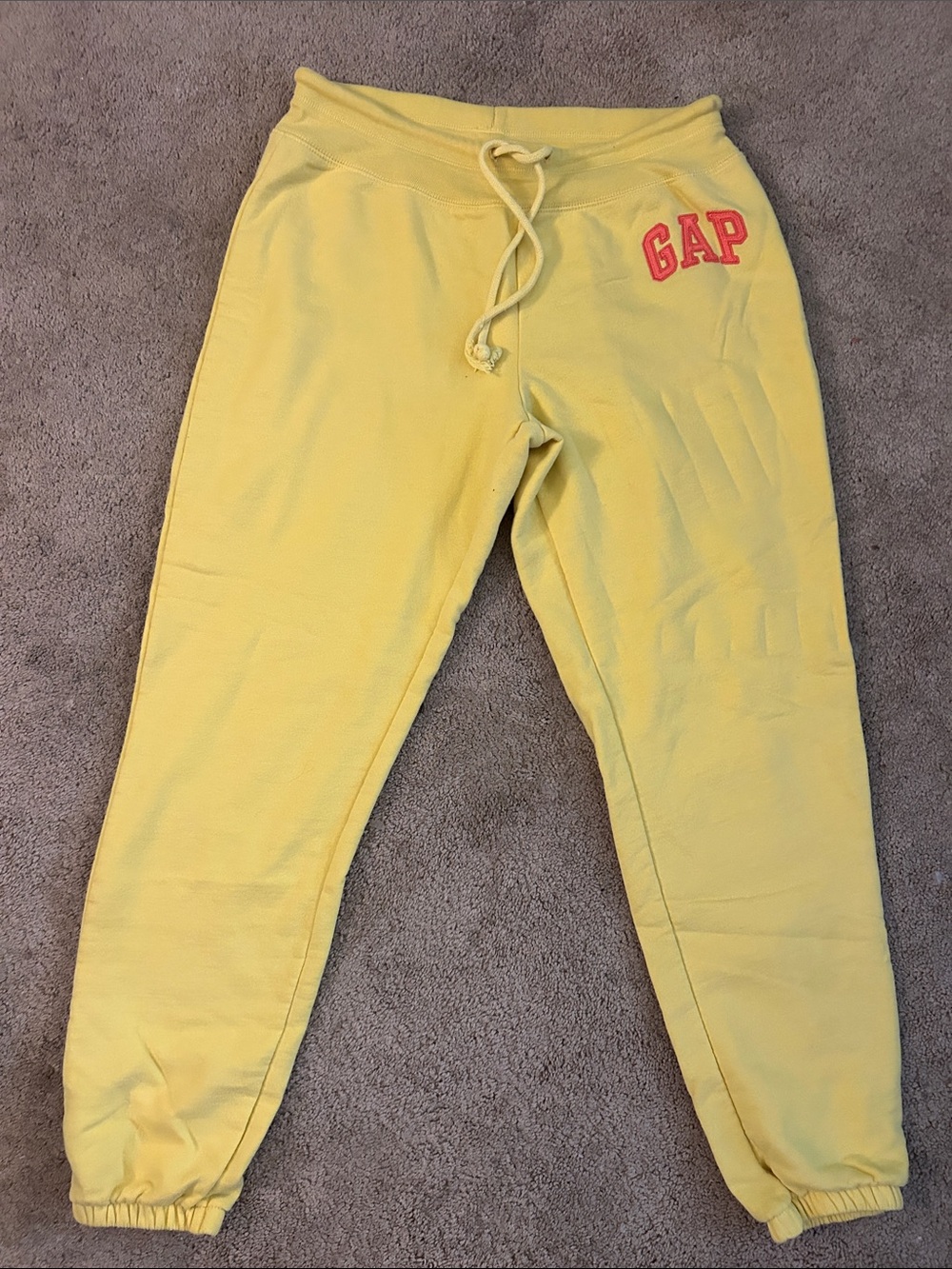 GAP Yellow Sweatpants